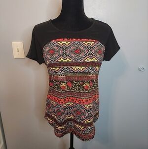 Perception Concept Women's Short Sleeve Shirt/Blouse Size Small